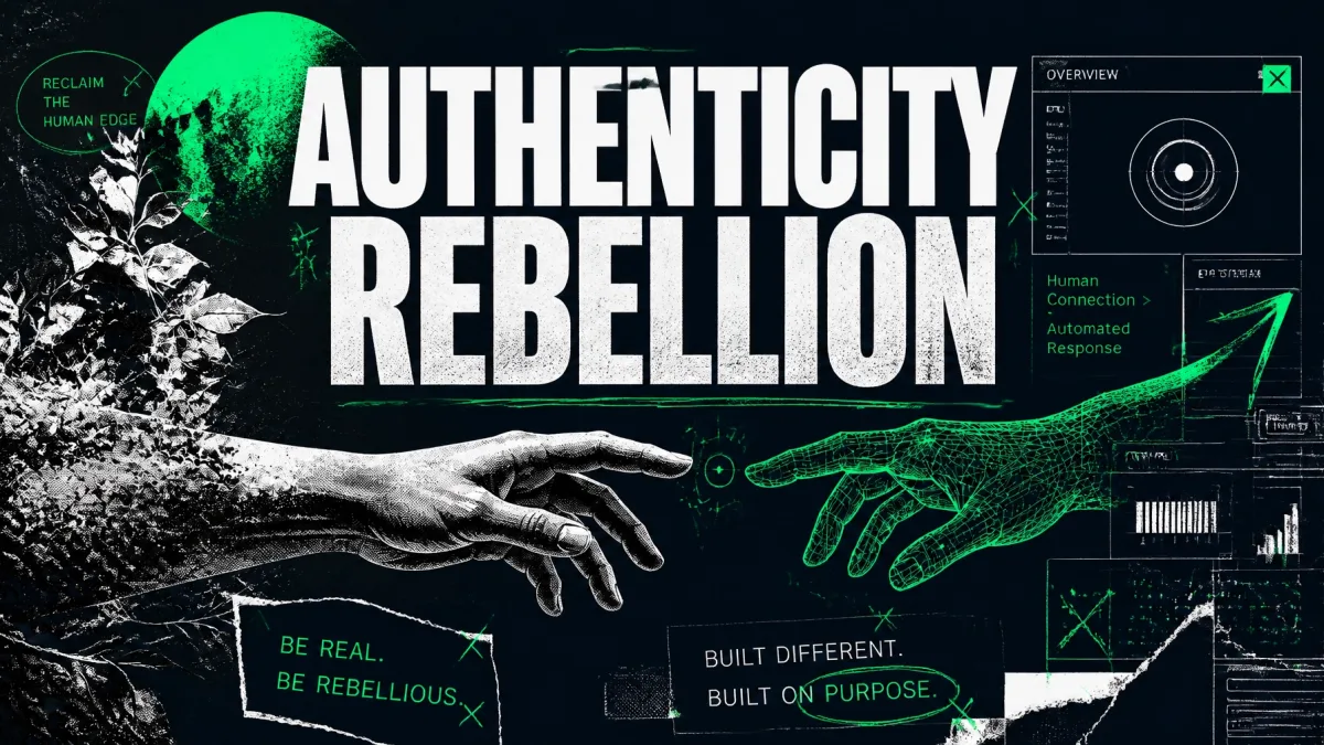 The Authenticity Rebellion: Why 'Imperfect' Design is Winning Clients in an AI-Saturated World